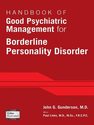 cover image of Handbook of Good Psychiatric Management for Borderline Personality Disorder